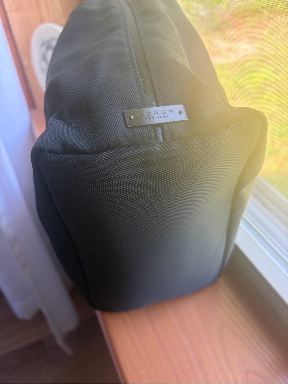 Vintage Coach Mercer Black Hobo Shoulder Bag - #7423 - Picture 3 of 6